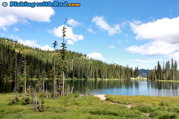 A peaceful fishing lake in British Columbia A peaceful fishing lake in British Columbia