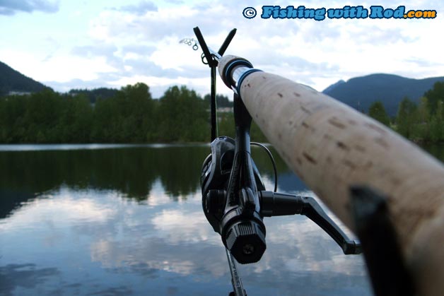 A rod holder is beneficial when bottom fishing at a lake A rod holder is beneficial when bottom fishing at a lake