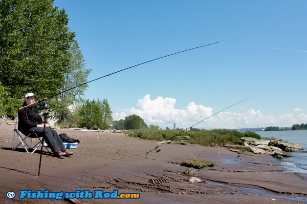 Dump Bar in Tidal Fraser River Dump Bar in Tidal Fraser River