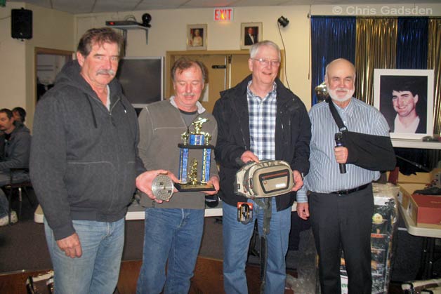 Top three winners of 2012 Wally Hall Junior Memorial Steelhead Derby Top three winners of 2012 Wally Hall Junior Memorial Steelhead Derby